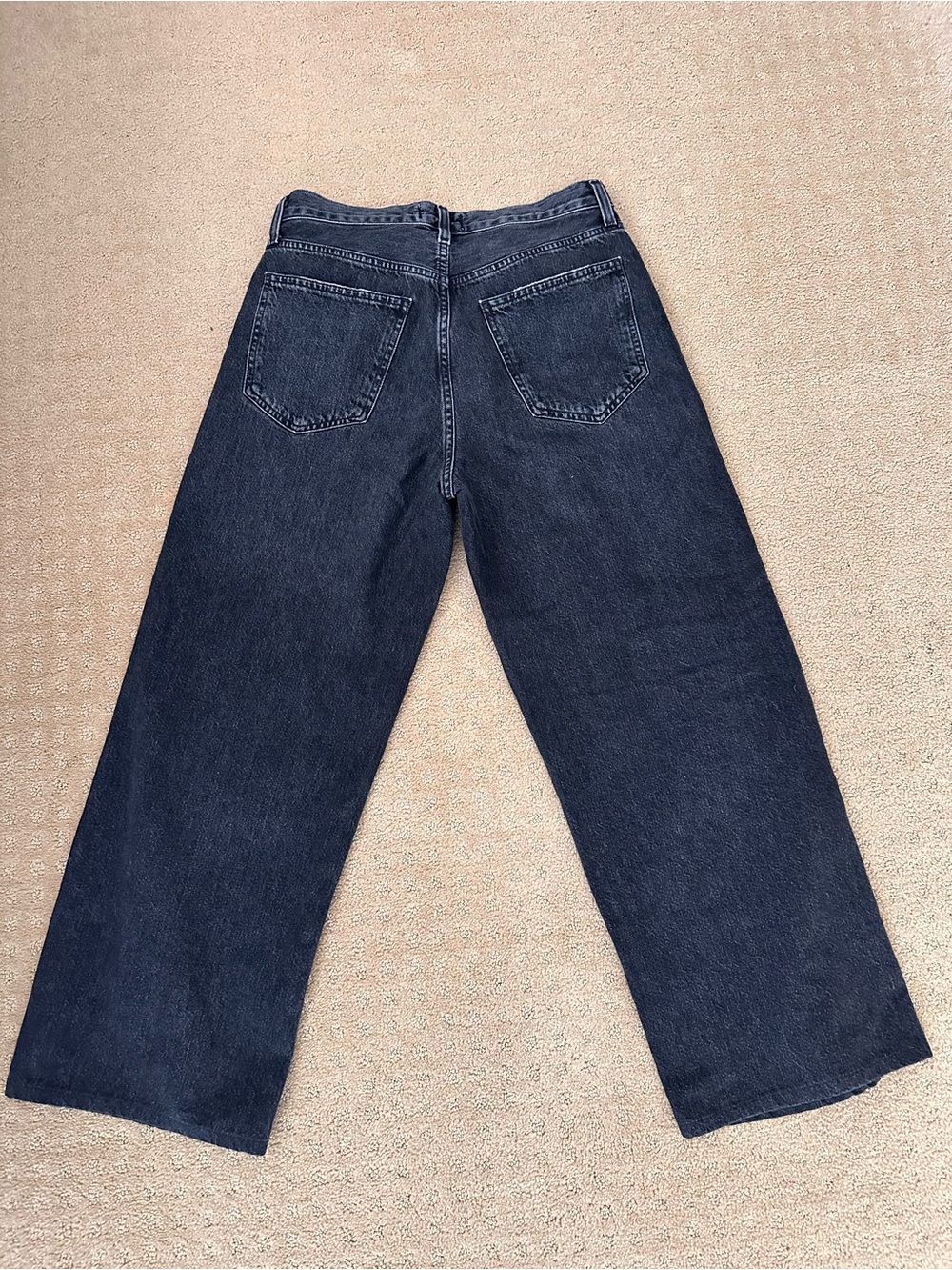 Agolde Black Low Slung Baggy Jeans Size 26. - Picture 3 of 7